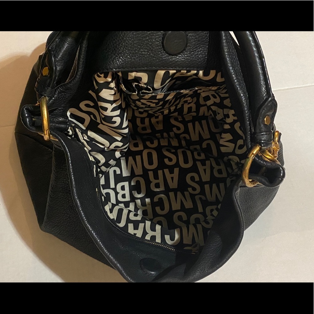 Marc by Marc Jacobs Large Black Leather Bag - Picture 9 of 12